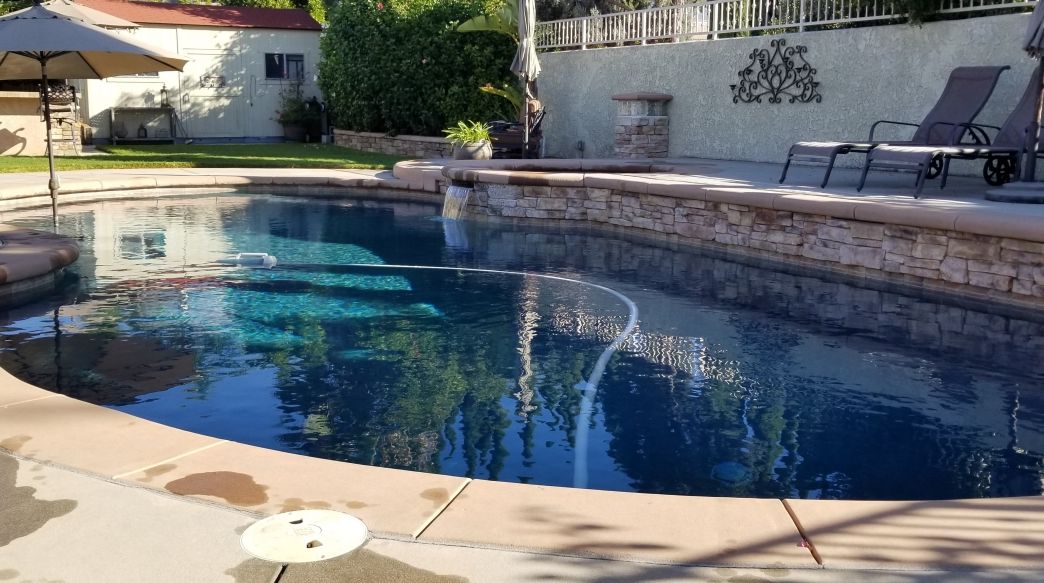 Residential pool ready for seasonal start-up service